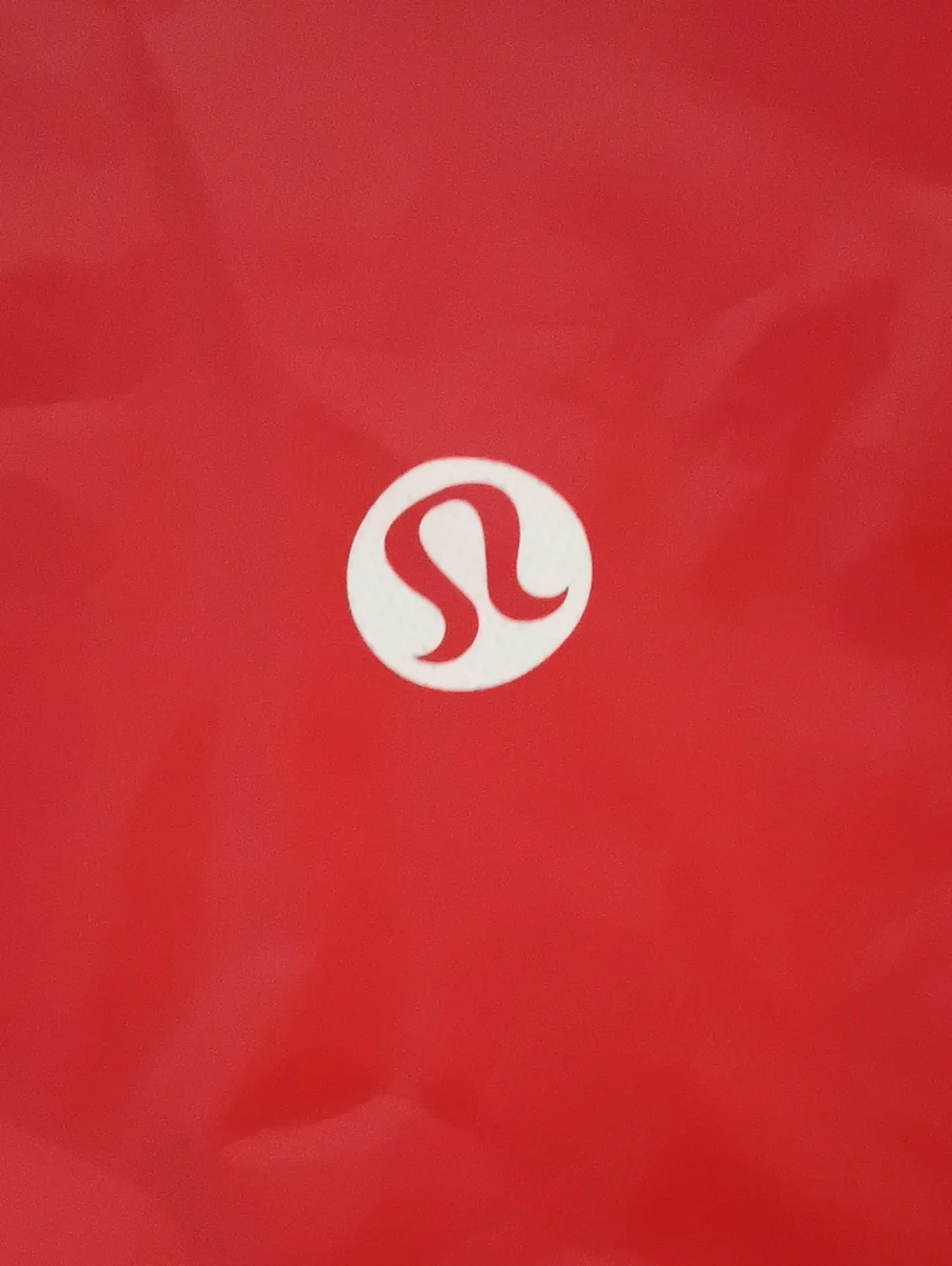 Lululemon Athletica Resuable Red Tote with Logo